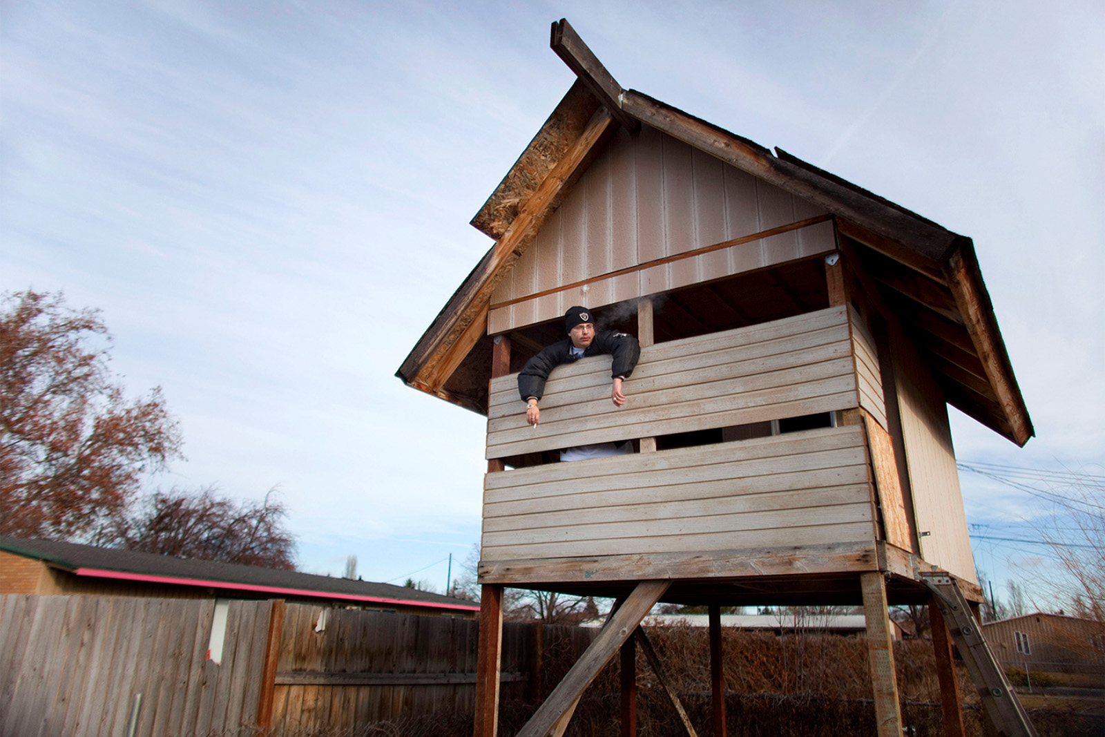Rural gangs in Washington state by Seattle photojournalist Mike Kane editorial photographer